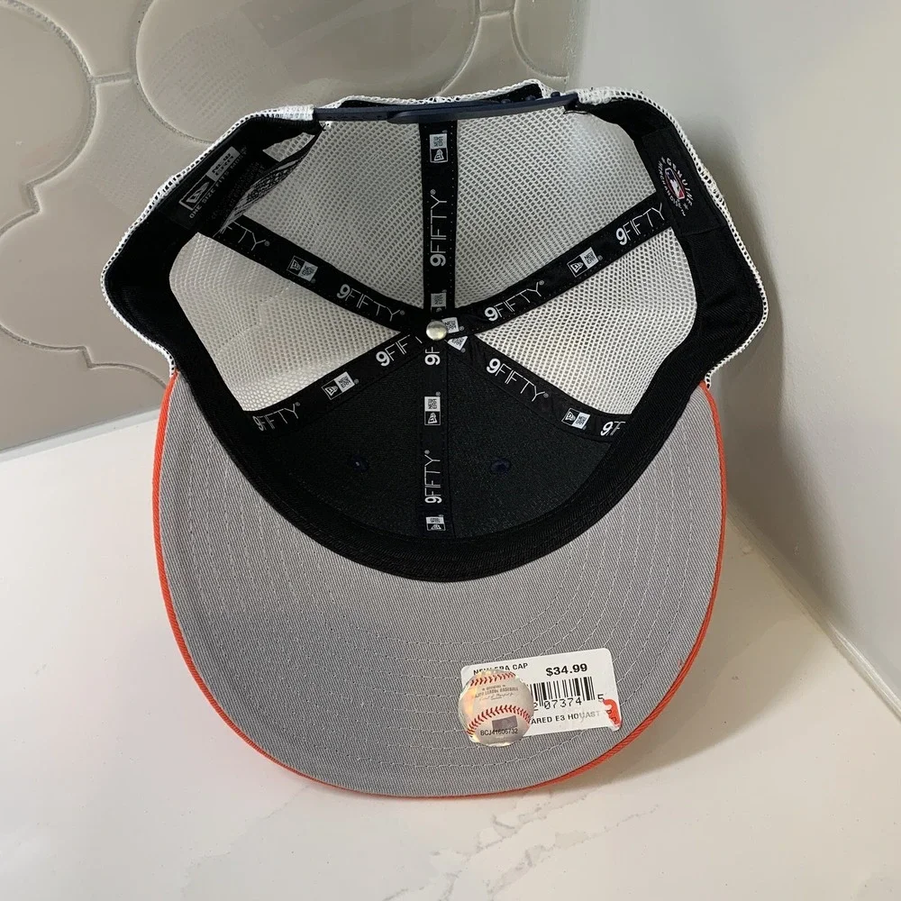 Houston Astros New Era 9FIFTY Low Profile Squared Adjustable Snapback Hat OSFM